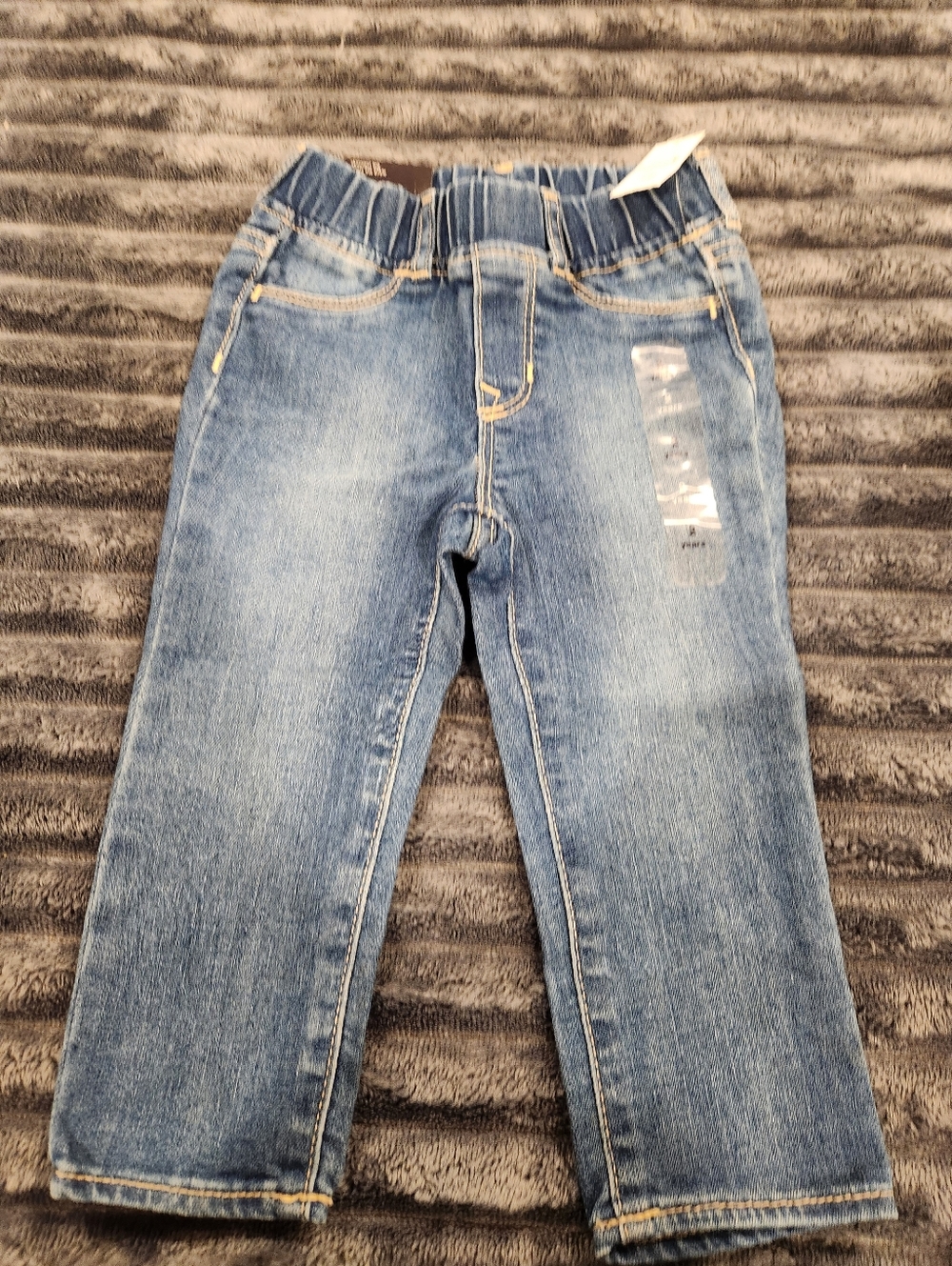 NWT GAP Light Blue Elastic Waist Kids Jegging Jeans, Size 2T